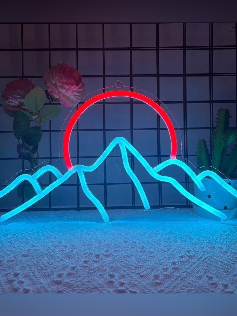 Sunset Neon Sign for Wall Decor With Excellent Condition